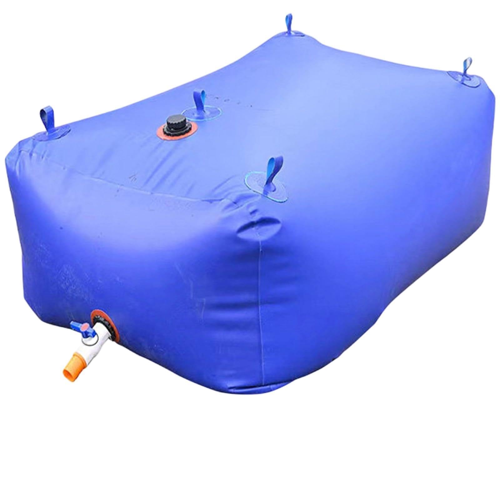 Gruby i wytrzymały worek/pojemnik do przechowywania wody, plastikowa torba/pojemnik do przechowywania, beczka na deszczówkę do przechowywania wody niezdatnej do picia 670L
