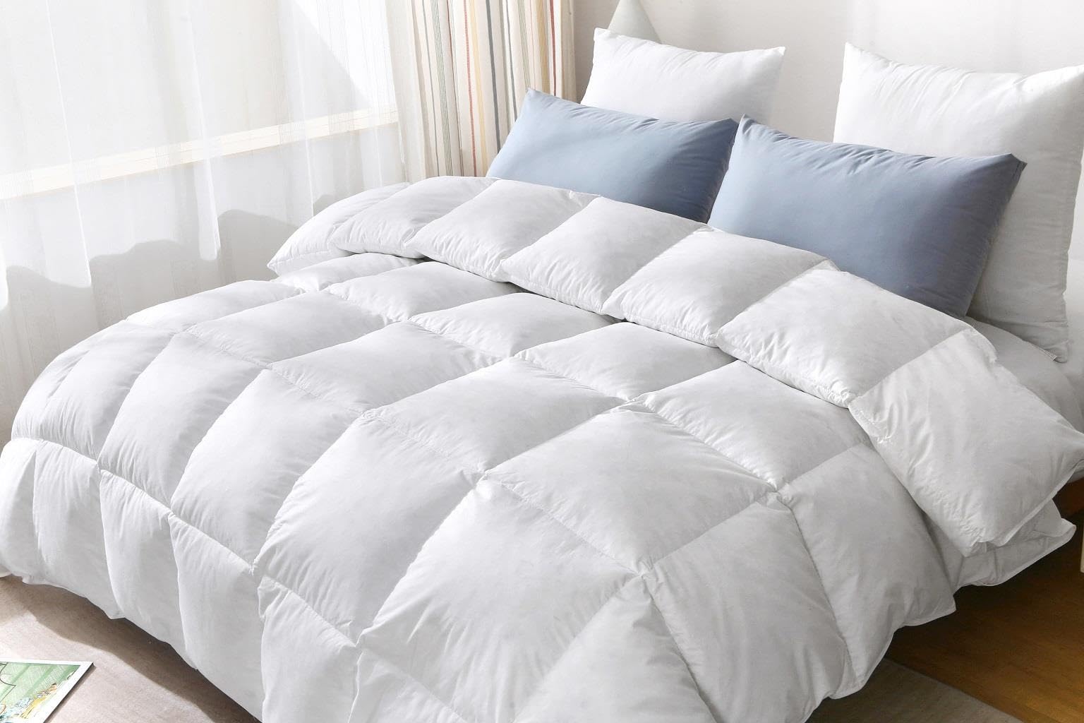 Kampala Hill Duck Feather and Down Duvet Quilt Warm 10.5 tog Bedding (King)