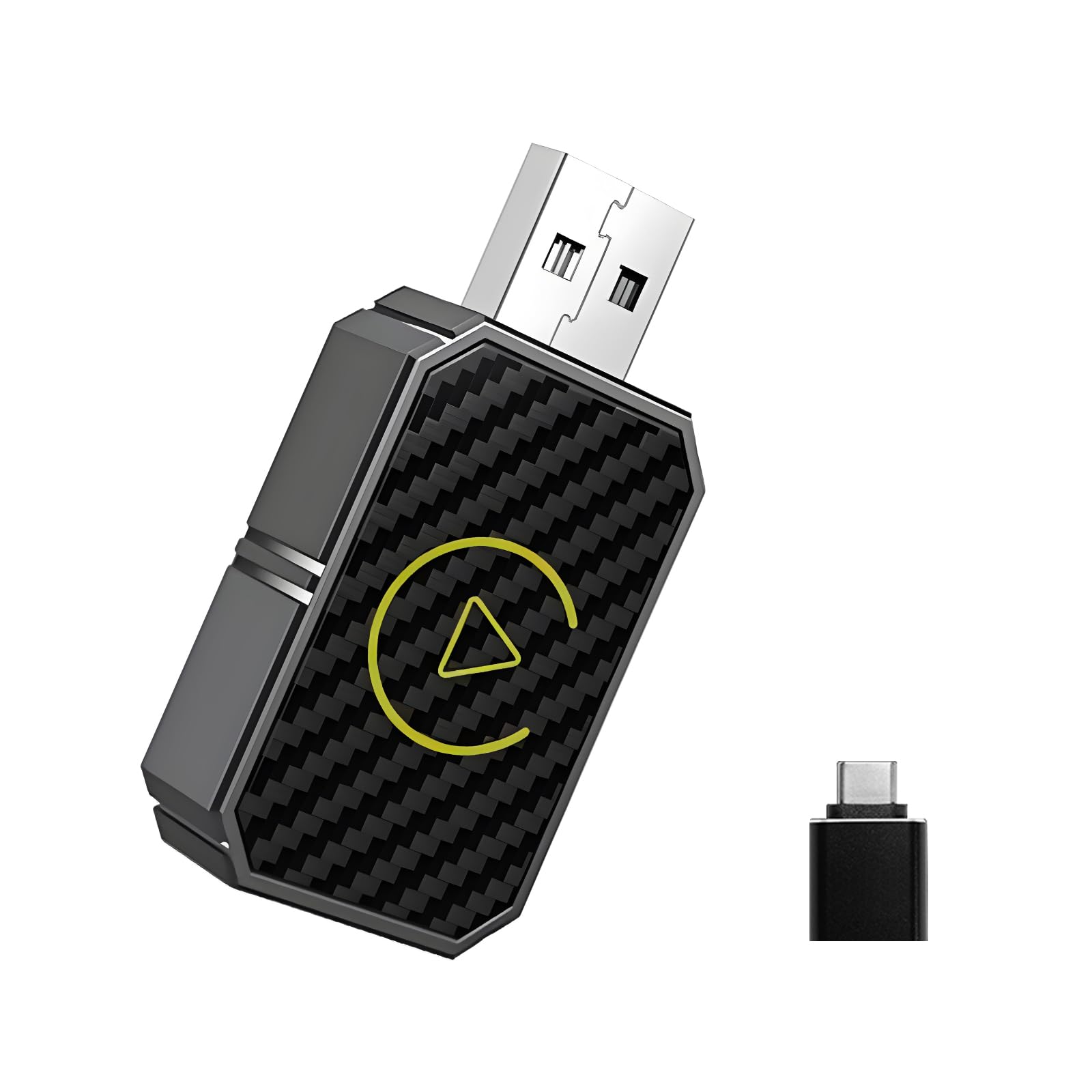 Bezprzewodowy adapter do Carplay, mini adapter do konwersji przewodowej na bezprzewodową CarPlay/Android Auto