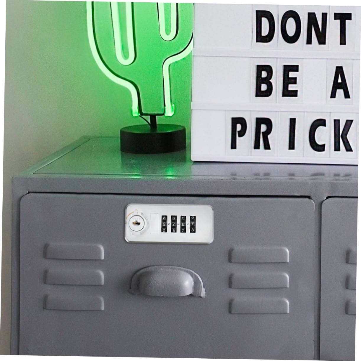 Serrure à Code Mécanique 4 Cadrans pour Tiroir et Boîte aux Lettres