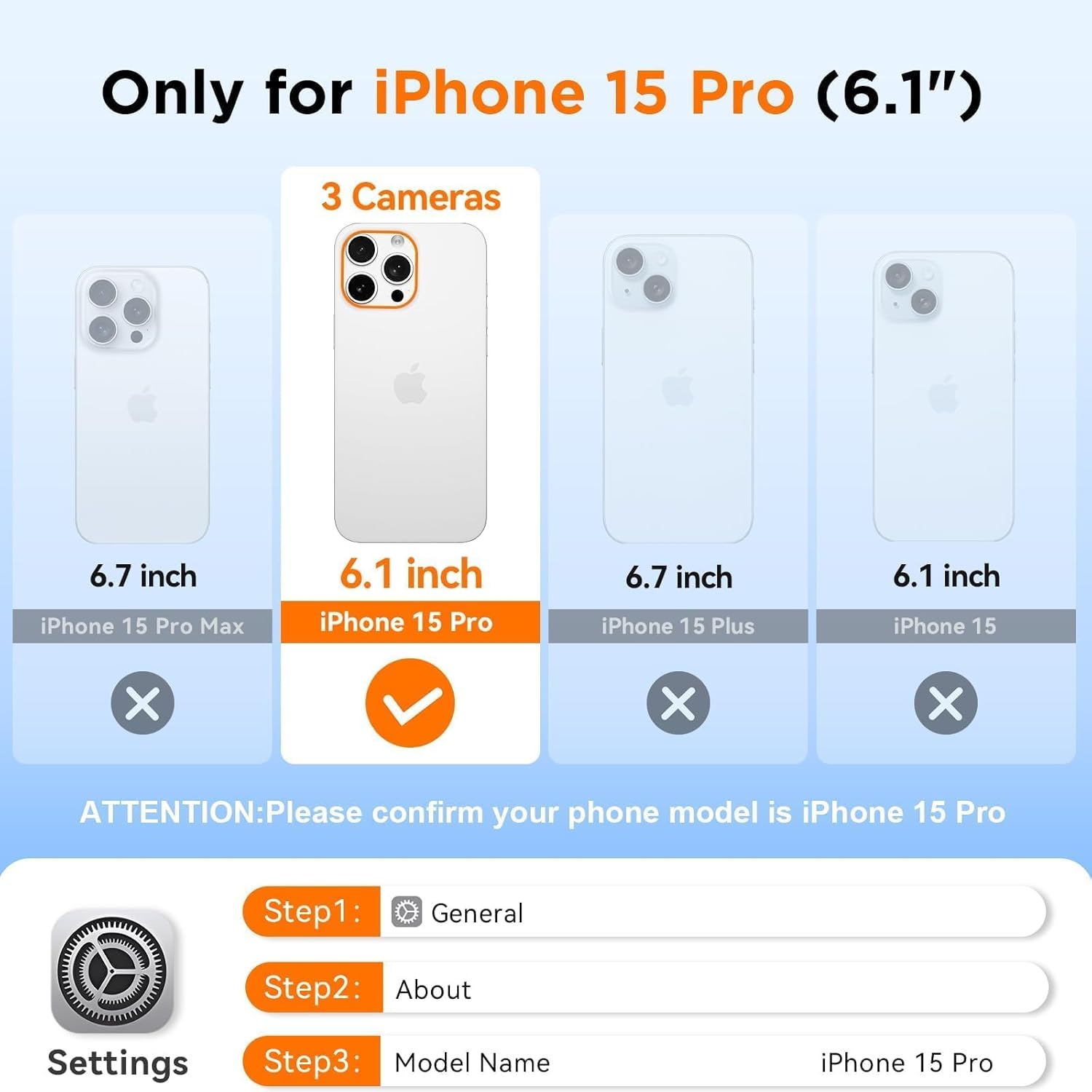WIFORT Waterproof Phone Case for iPhone 15 Pro Teal | IP68 Underwater, Dustproof, Built-in Screen, 15FT Military Shockproof, 360 Full Body Sealed Protection Cover, Magnetic, Frosted, 6.1"