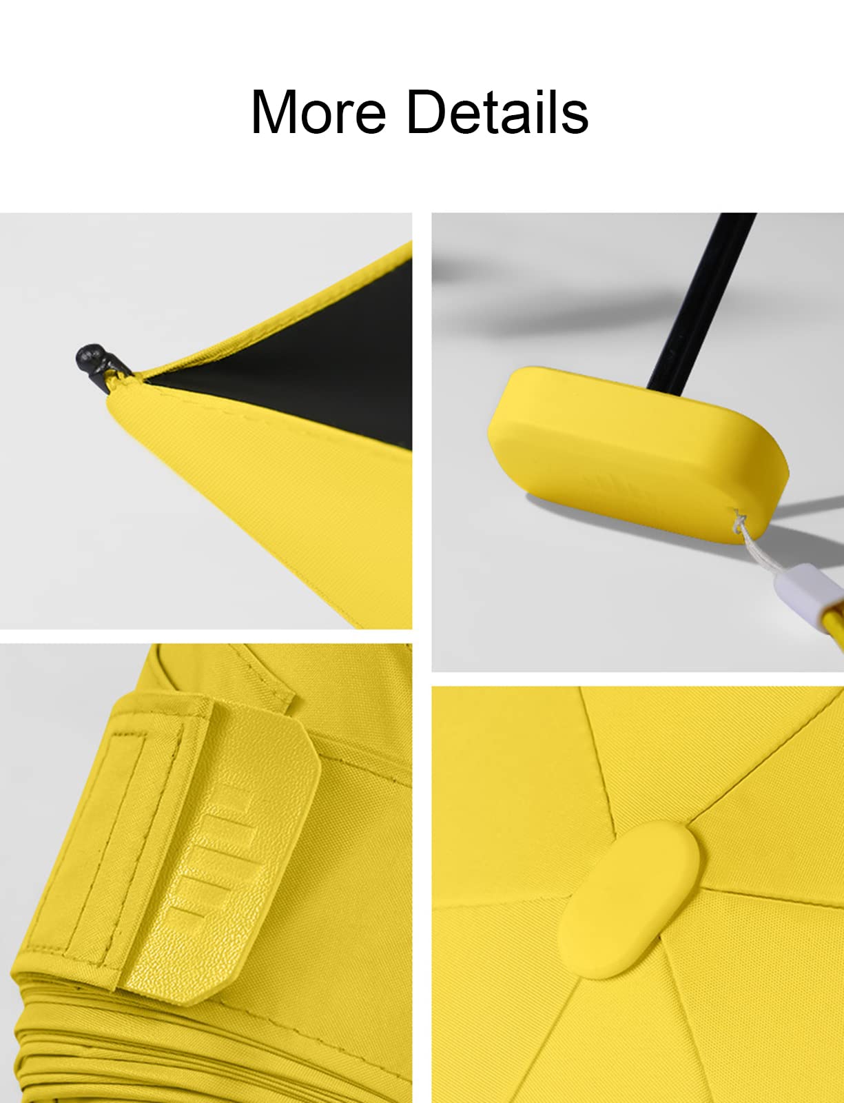 Paraguas para Bolso, Paraguas de Viaje Plegable, Ligero y portátil, Paraguas Resistente al Viento con 99% de protección UV para Mujeres y Hombres