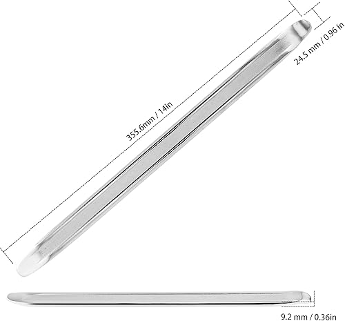 Miniatura 2 de Juego de 5 unidades de hierro para neumáticos de 14 pulgadas, palanca de cucharas para neumáticos de alta resistencia, herramienta profesional de
