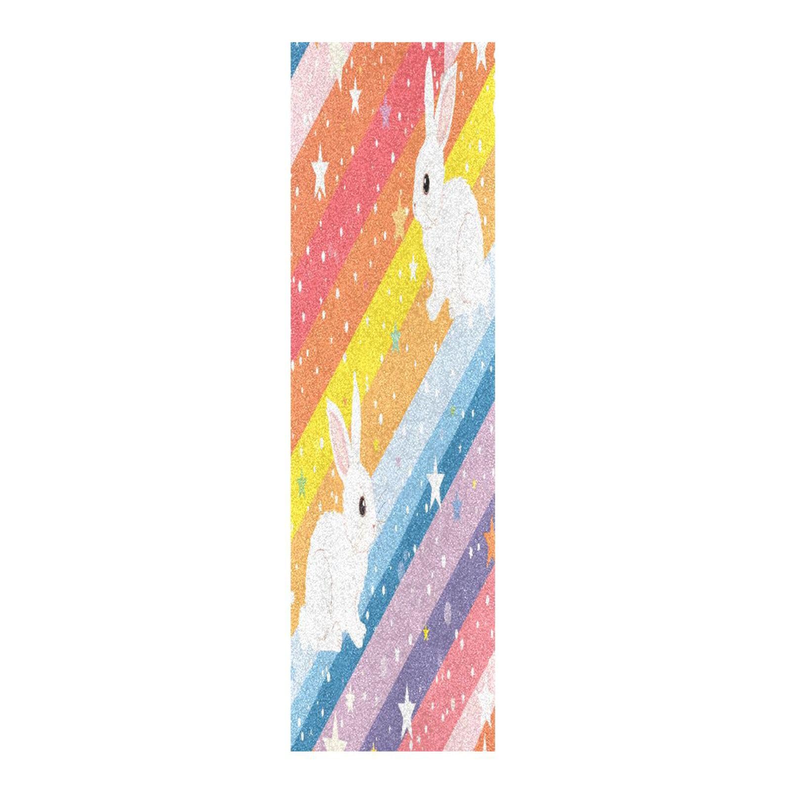 CEBUGI Easter Rabbit Skateboard Grip Tape 44x10in Waterproof Tear-Proof Longboard Grip Tape Bubble Free Non-Slip Scooter Grip Tape for Girls Boys