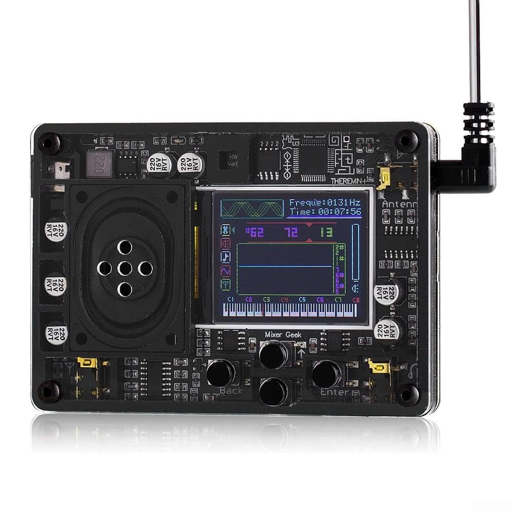 per mini strumento elettronico Theremin con schermo LCD per