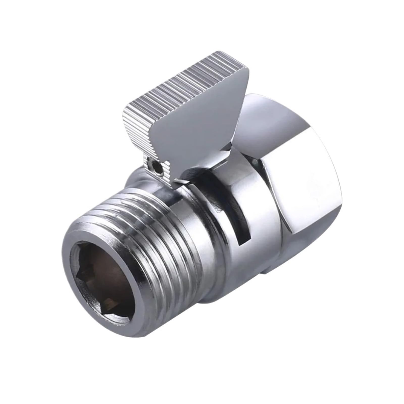 Isolation Valve Shower Flow Control Angle Valve,Brass Handheld Direct Water Volume Adjust Device,Water Pressure Regulator
