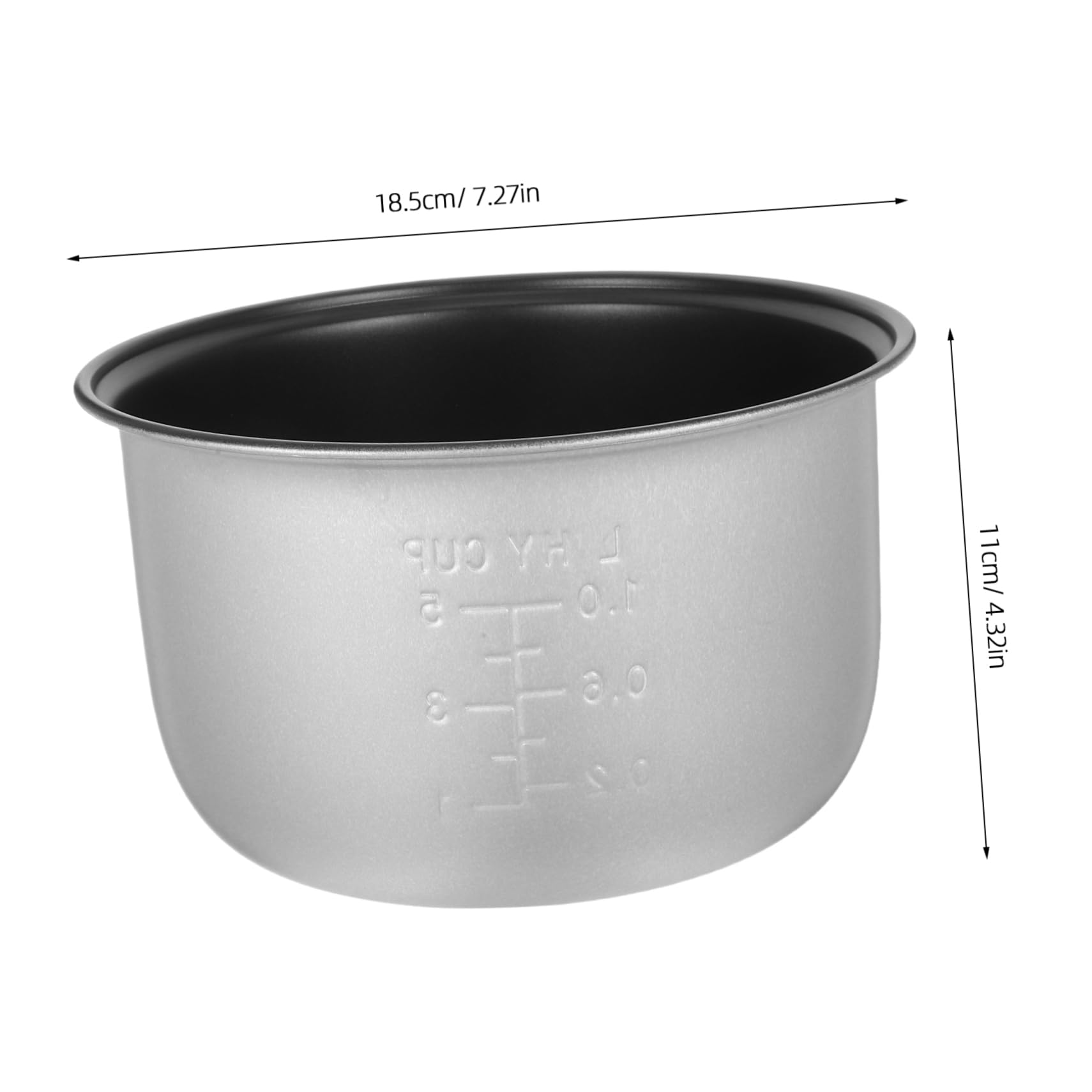 Cabilock 2l Cooker Inner Pot Replacement Non-stick Pot Easy Soup Cooking Portable Stylish