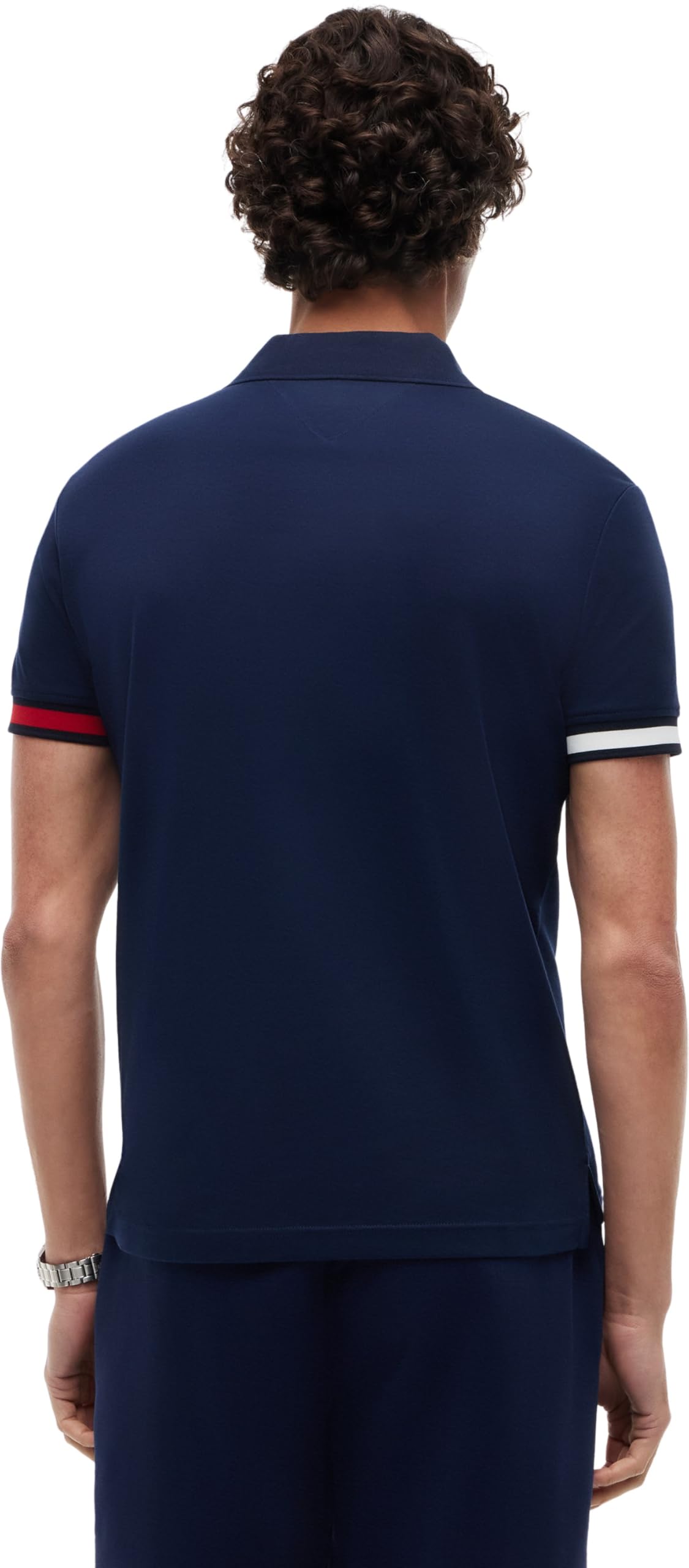 Tommy Hilfiger RWB Cuff Liquid Cotton Slim Polo Mw0mw42743 Polo S/S Homme (Lot de 1)