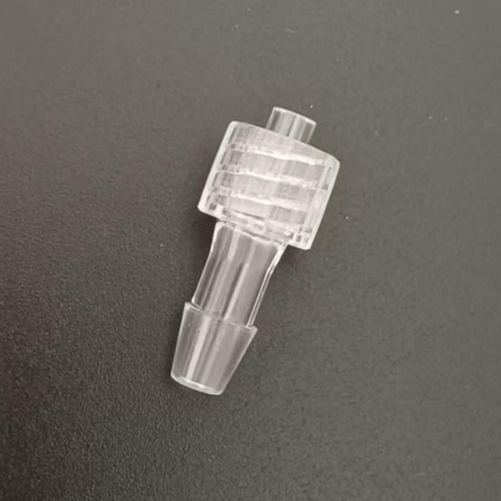 100 Stück männlicher Luer-Lock 3/16 Zoll Polycarbonat-Schlauchtüllen-Adapter for Labor, Lebensmittelmaschinen und Aquarienausrüstung