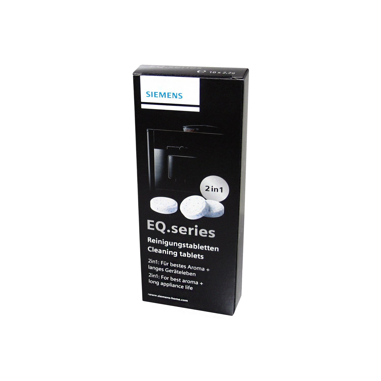 8 x tabletki czyszczące SIEMENS (TZ80001) + 8 x tabletki odkamieniające SIEMENS (TZ80002)