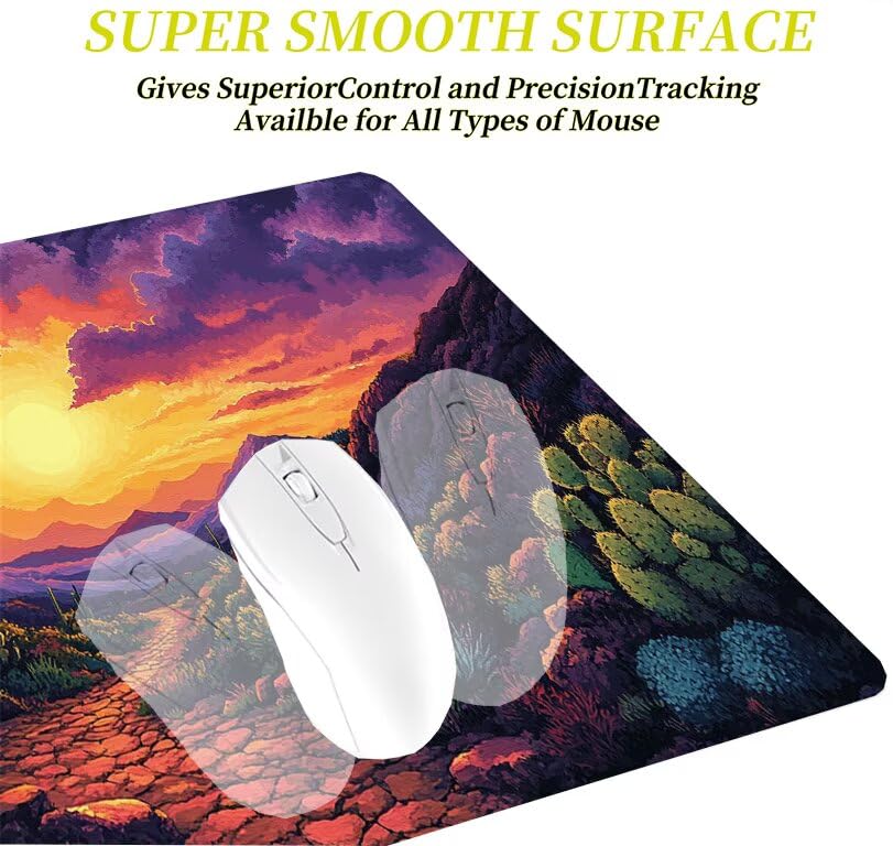 Tapis de souris violet lavable 3mm d'épaisseur contre la fatigue - 4