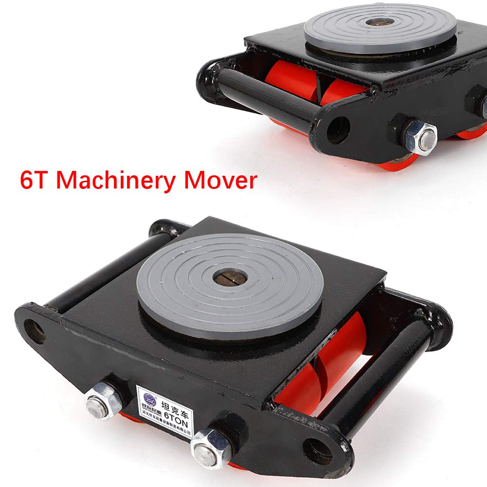 Carrello da skate per macchinari pesanti, rotazione a 360°, per lo spostamento di attrezzature pesanti, ideale per magazzini e officine