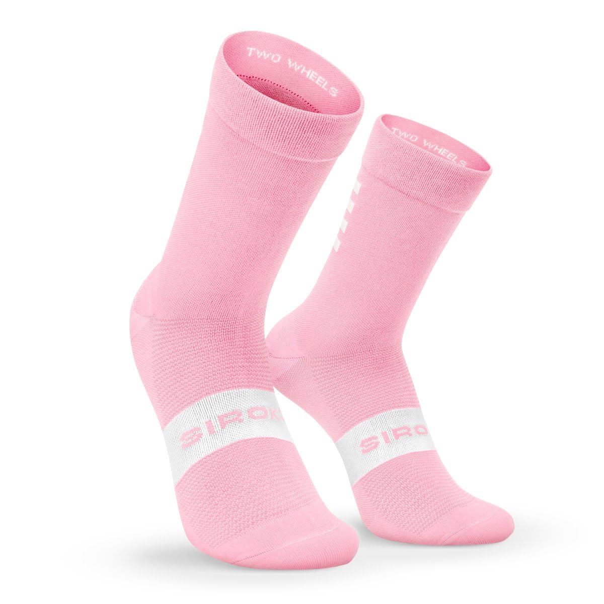 SIROKO - Calcetines de Ciclismo S1 Pink Agnello - M-​L - Rosa chicle