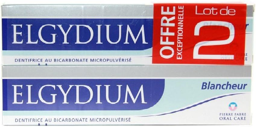 Elgydium Whitening Toothpaste with Bicarbonate Lot De 2x75 Ml