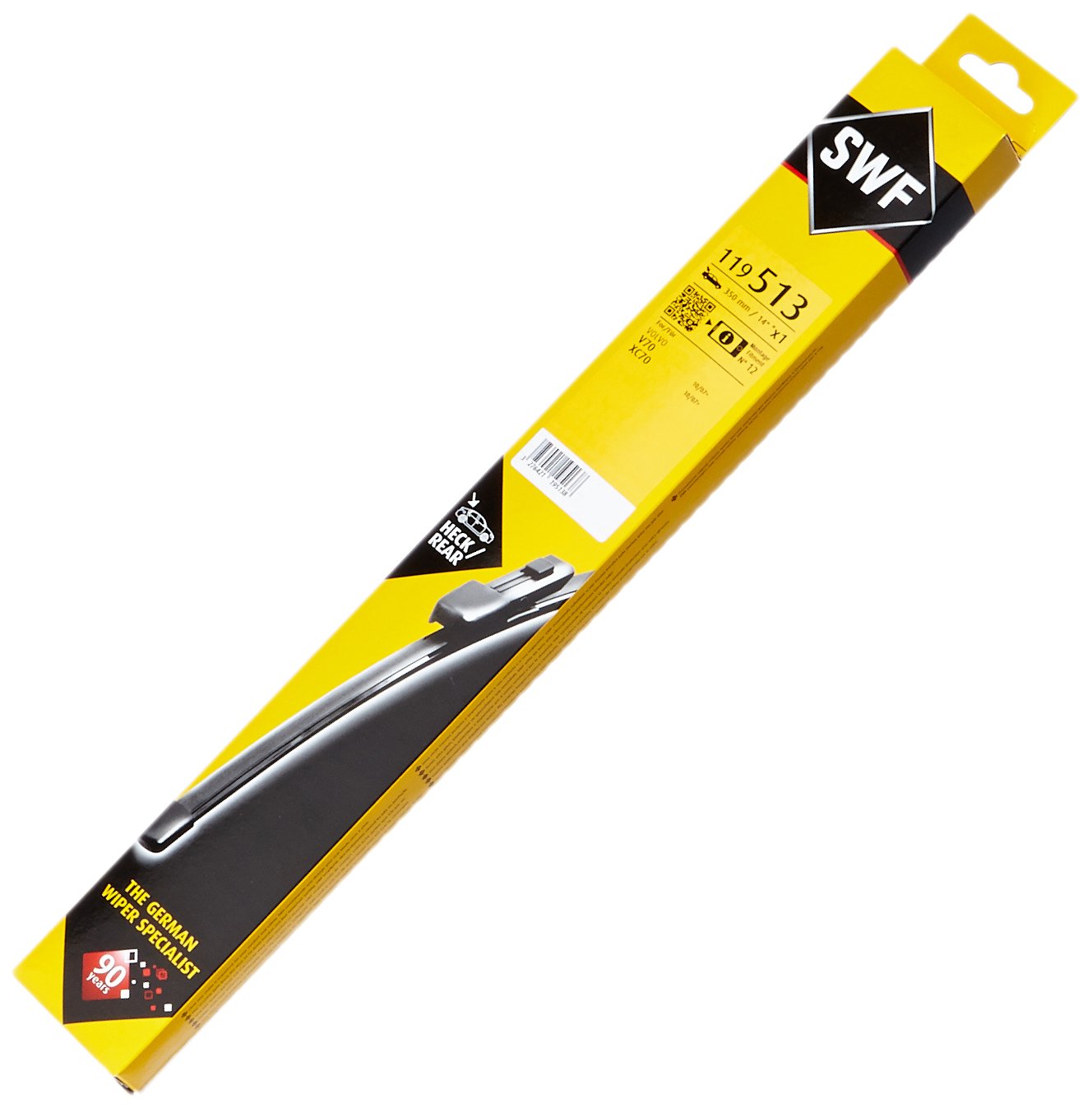 Valeo SWF Visioflex Flat Blade Arka Silecek Bmw 1 Serisi (F40) (2020--), X5 (G05, F95) (2019-2023), Volvo XC60 II (2020--) (350 MM) 119513