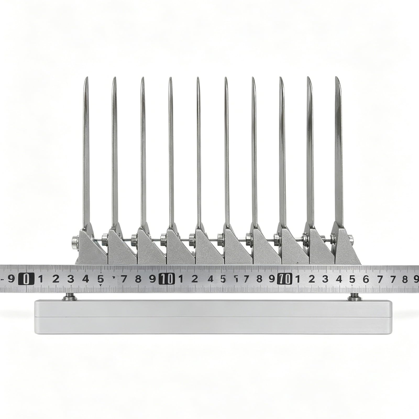 Lebensmittelblockschneider Aus Edelstahl, Eierschneider, Verstellbarer Klingenabstand, Abnehmbar, Leicht Zu Reinigen, Mit Lineal, 2,1–4,2 cm Klingenabstand, Für Tofu