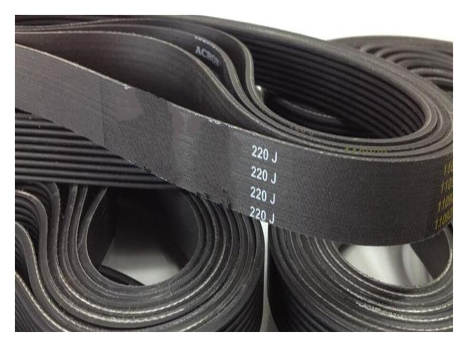 Courroie De Transmission PJ370 (370mm) 10 Côtes - Pour Machines, Bande Transporteuse En Caoutchouc