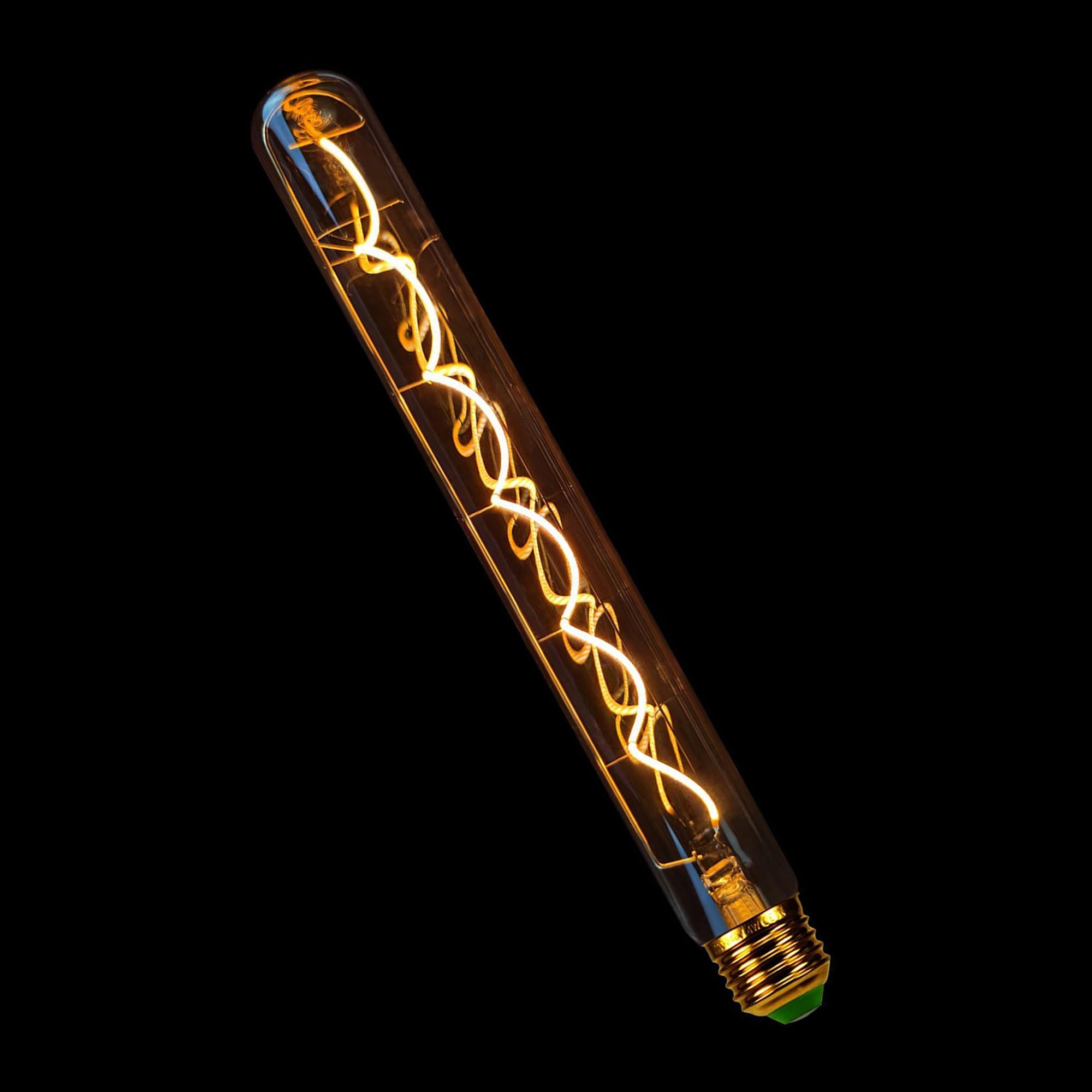 Lampadina LED vintage E27, lampadina vintage Edison E27 tubo LED dimmerabile da 4 W di lunghezza 300 mm, lampada retrò Tubo flauto ideale per lampadine da parete, lampada da terra - 4 pezzi