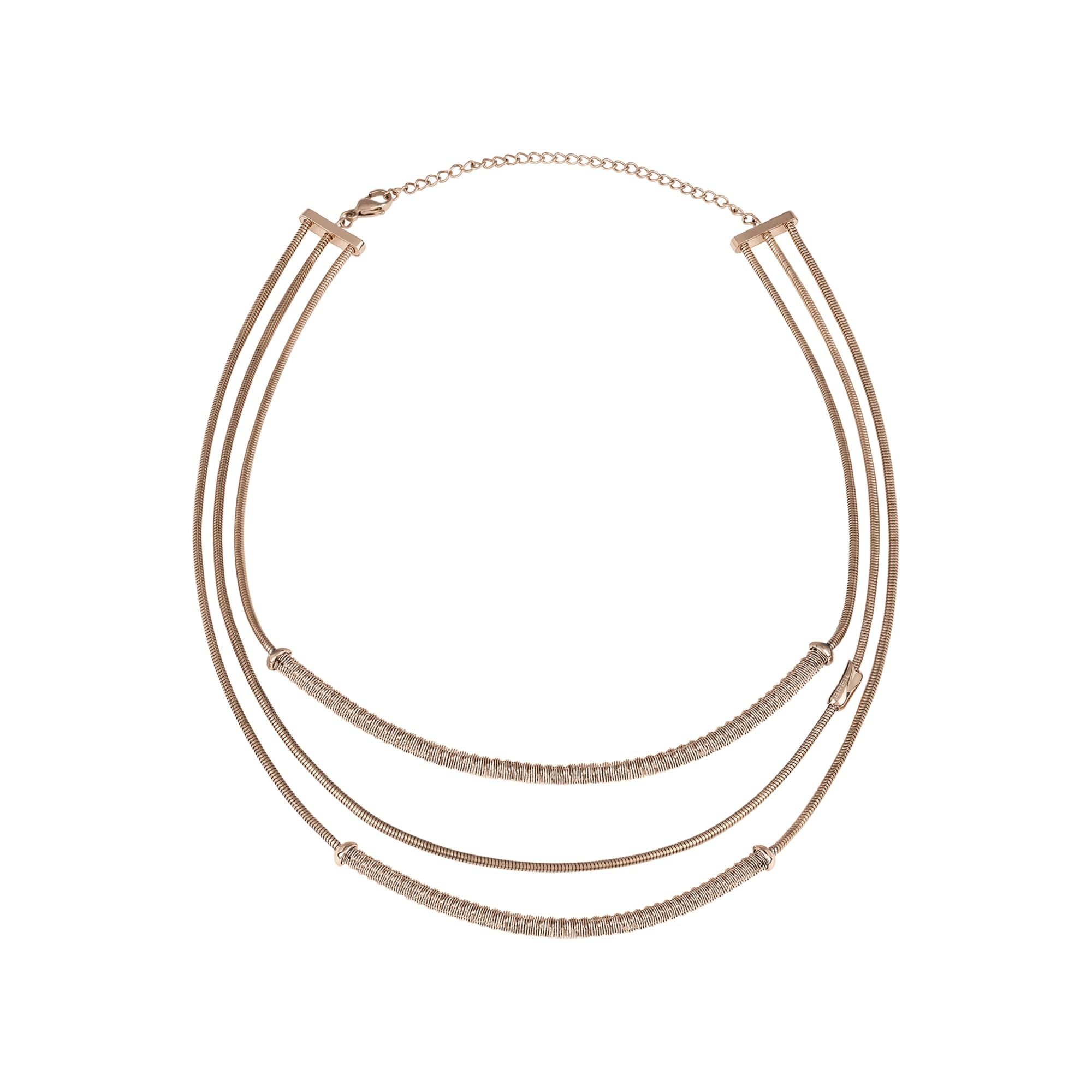 Breil, Collana Donna in Acciaio Colorato | Collezione WRAP, Collana, Dimensione 48 cm, Gioiello idee regalo donna