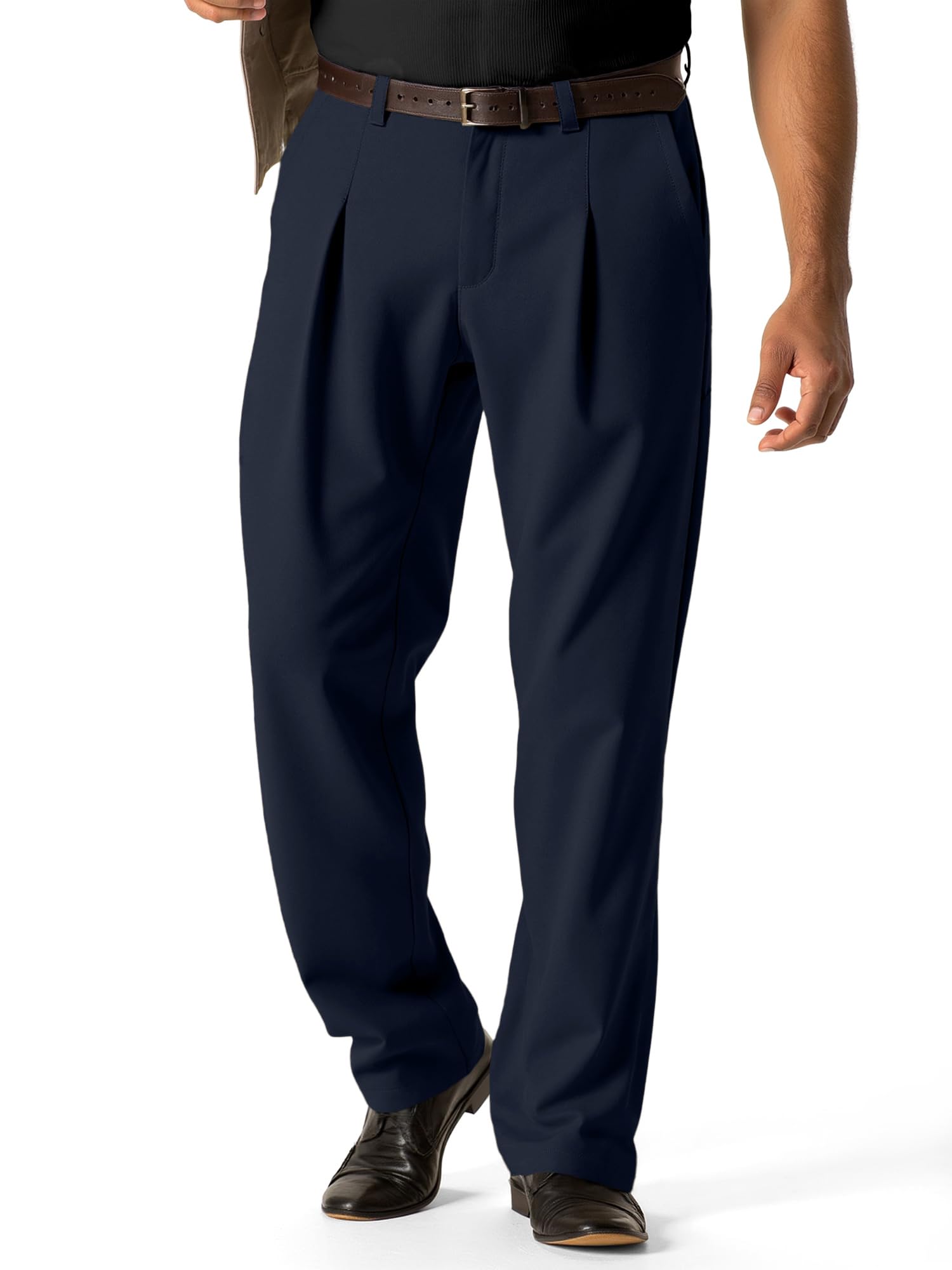 JMIERR Chino Hose Herren Baggy Anzughose Regular Fit Casual Sommer Weite Hose Herren Stretch Stoffhose Baggy Jogginghose Freizeithosen für Männer
