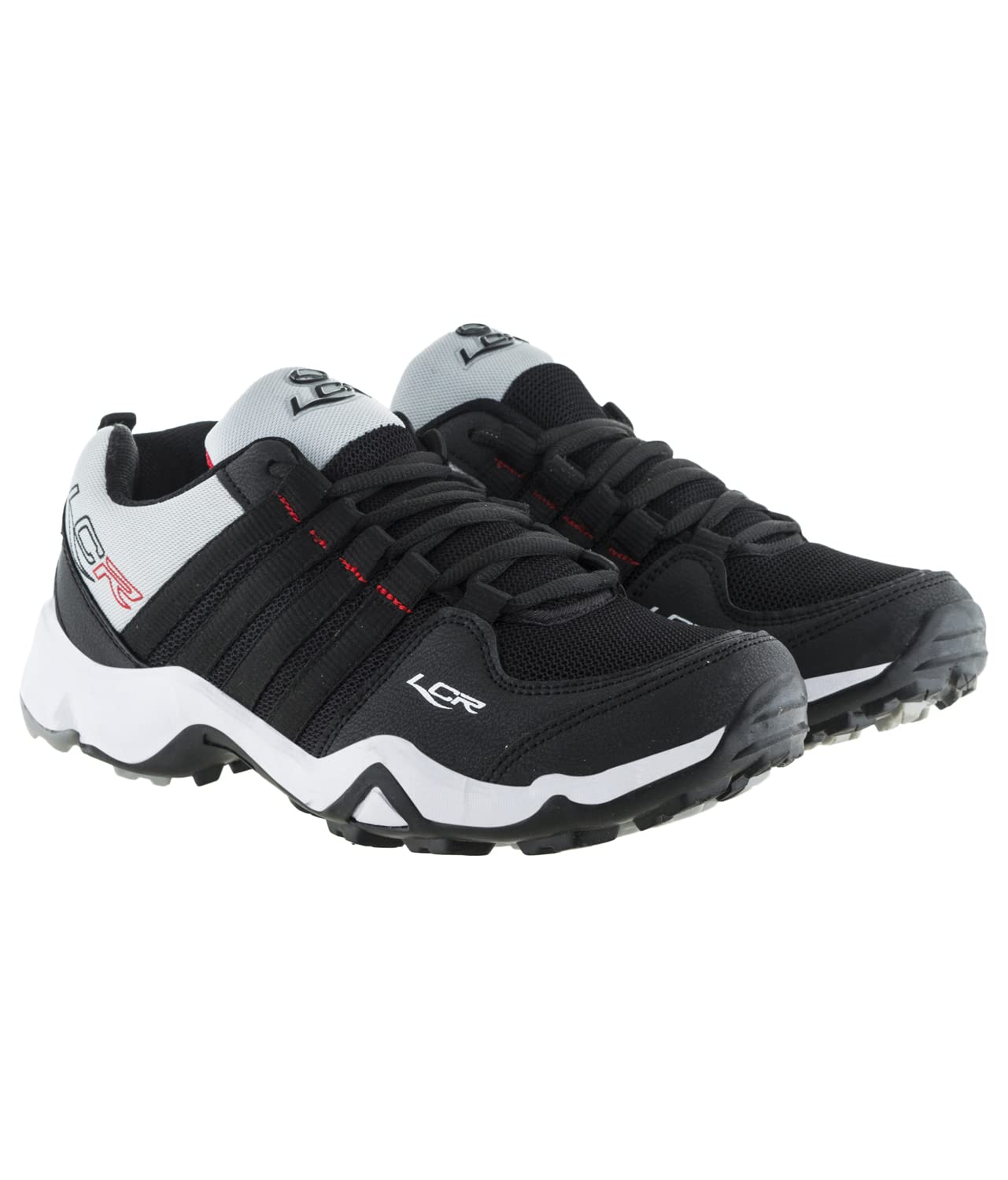 Lancer CUBA-14BLK-RED Mens Black/Red Sports & Outdoor Running Shoes (B0BW642V7J) Amazon Price History, Amazon Price Tracker