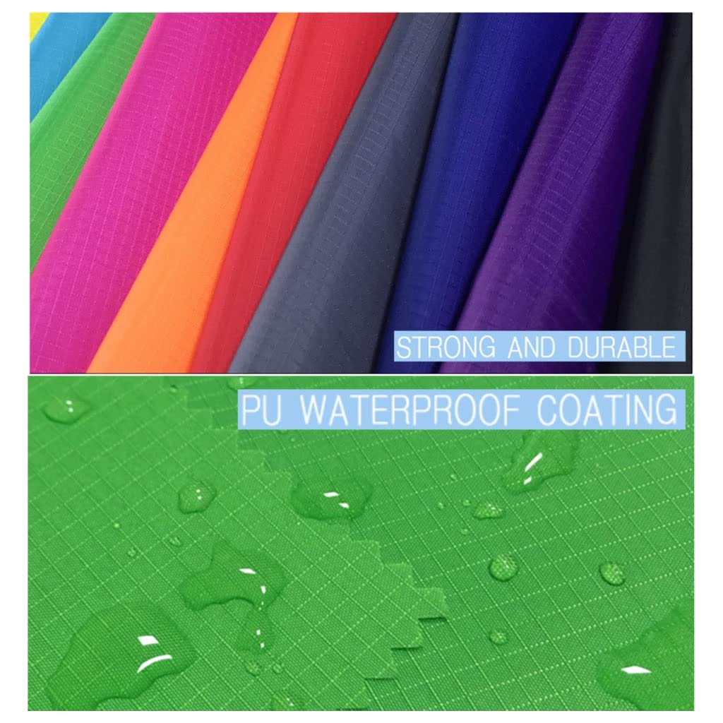 Bu 3/5/10 M Ripstop-Nylon for Den Außenbereich, Wasserdichtes Gewebe, Beschichtetes, Ultraleichtes, Wasserabweisendes Material, 150 cm Breit (Color : 11 Black, Size : 150cmx5M)