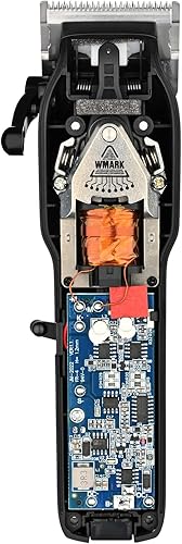 WMARK Cortapelos 9000 RMP Cortapelos Eléctricos Cabeza de Aceite Empujador Eléctrico Recortadora de carga NG-9002 (Rojo)