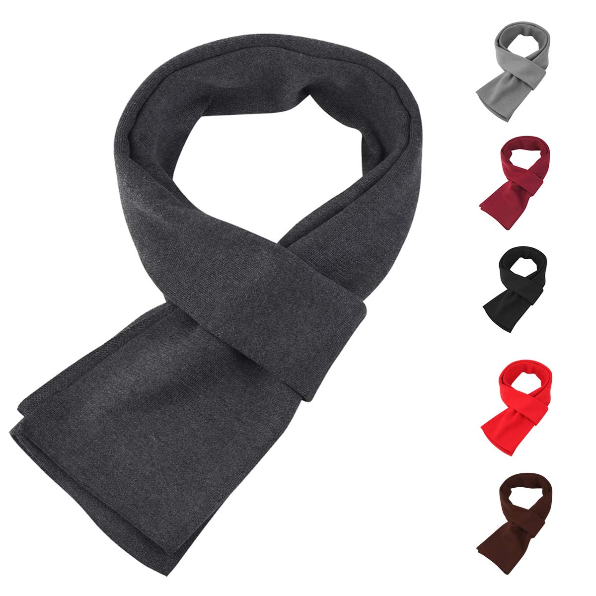 Bufandas de punto suave que evitan el frío en el cuello sin picar 6