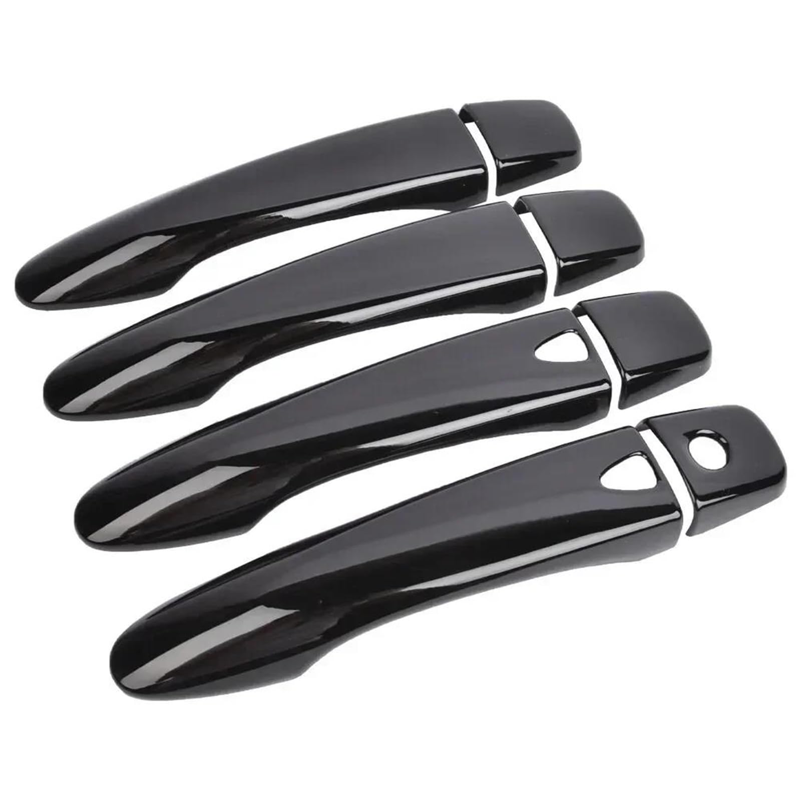 YSDSLS Car Exterior Door Handle Cover Sticker Moulding Trim Accessories for Nissan for X-Trail 2014-2017(Smart Black)