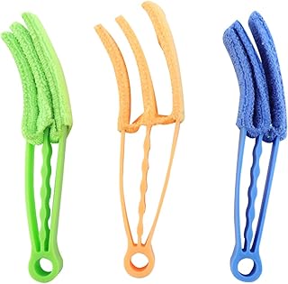 Anneome Cepillo De Limpieza De 3 Piezas para Ventanas Ventilación Y Color Negro para Un Interior Más Cepillo De Plástico para Polvo Y