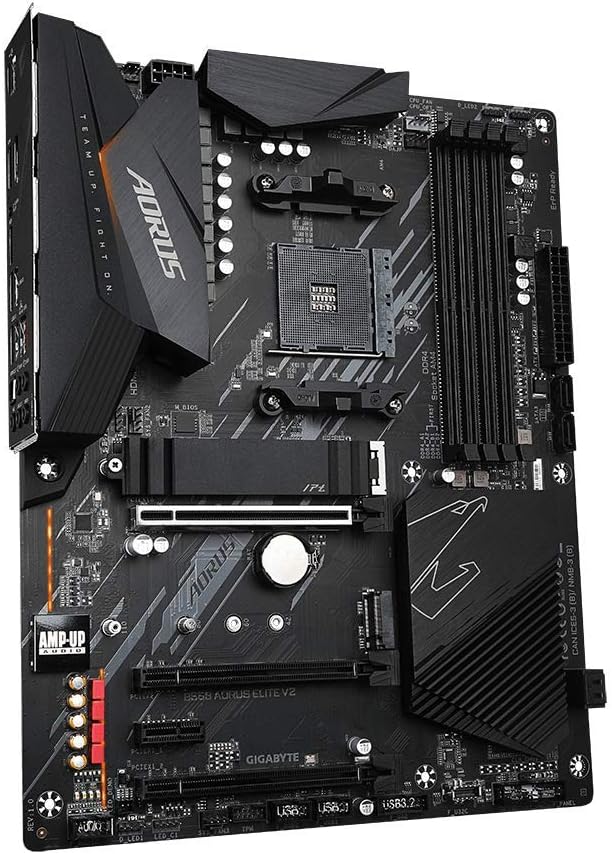 Gigabyte B550 AORUS Elite V2 (AMD Ryzen 5000/B550/ATX/PCIe4.0/DDR4/USB3.2 Gen 1/Realtek ALC1200/M.2/2.5 GbE LAN/HDMI/DP/Gaming scheda madre) Gigabyte B550 AORUS Elite V2 (AMD Ryzen 5000/B550/ATX/PCIe4.0/DDR4/USB3.2 Gen 1/Realtek ALC1200/M.2/2.5 GbE LAN/HDMI/DP/Gaming scheda madre)