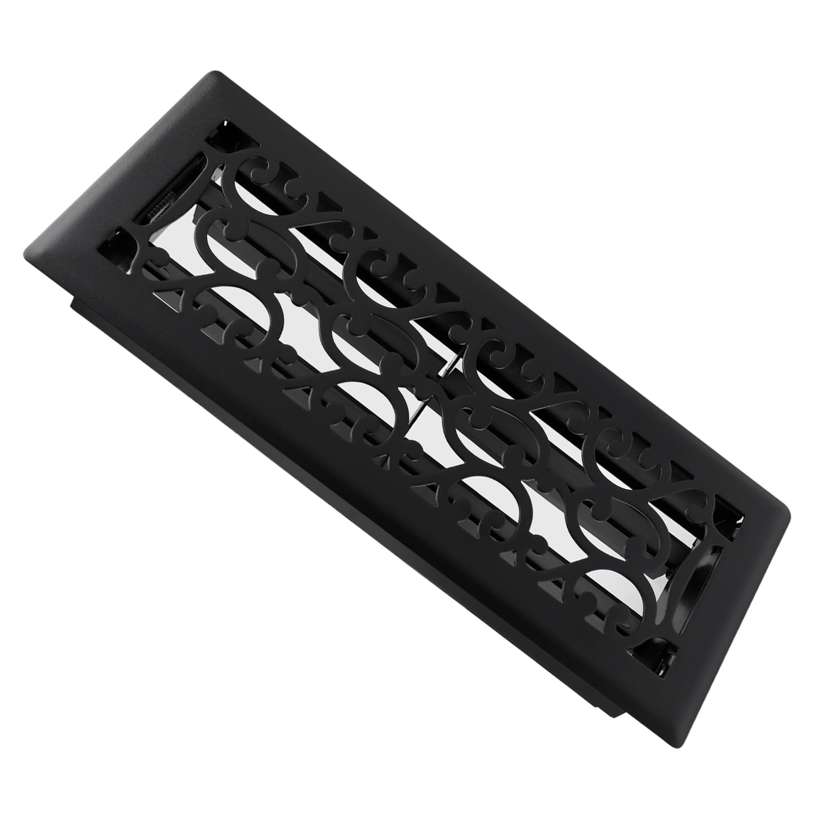 Grille de sol débit d'air réglable 10,2 x 30,5 cm pour évent de ventilation