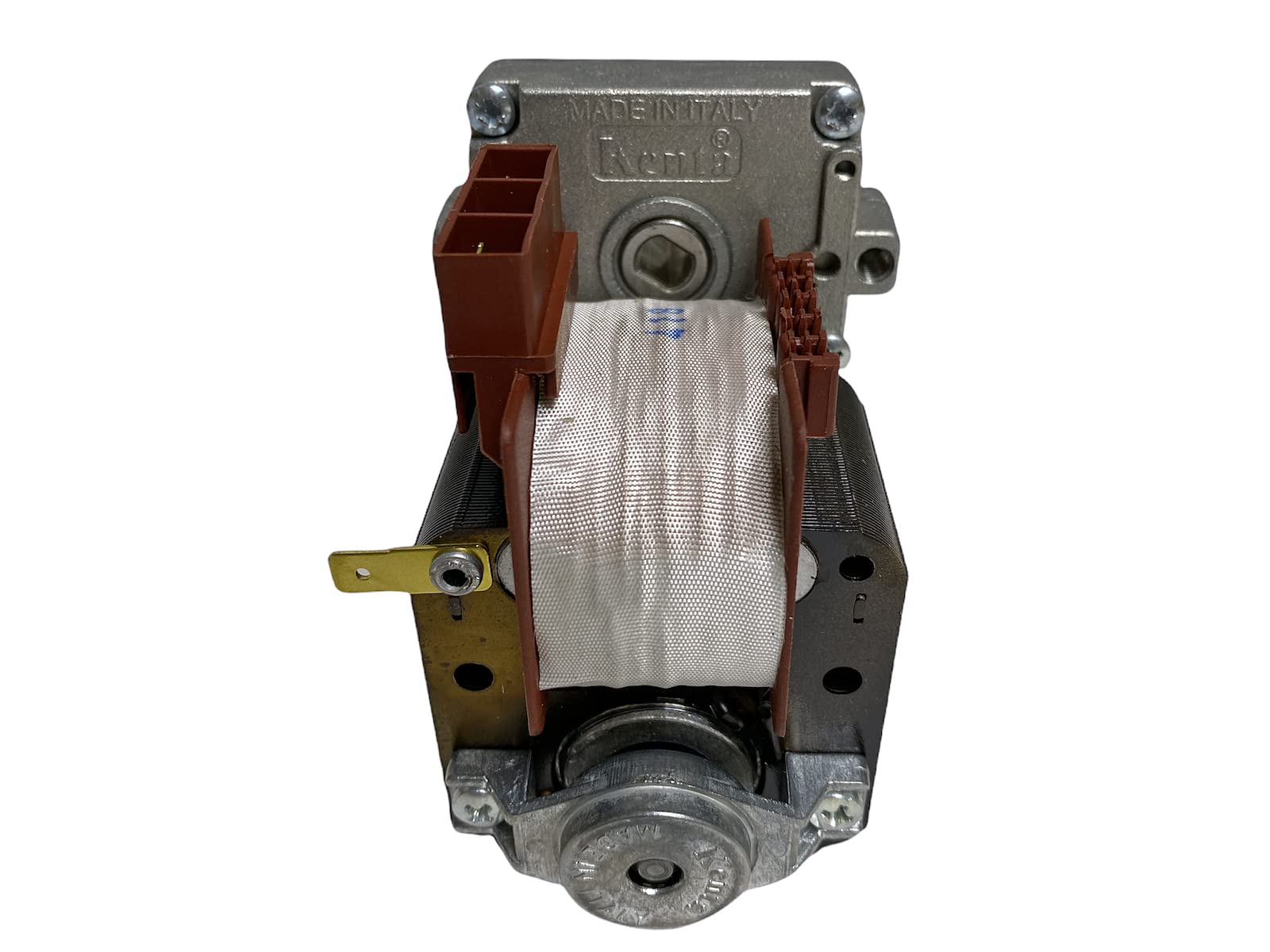 ERICAMBI, Motoriduttore KB1004 Mellor serie T14 per Stufe a Pellet, Velocità 5rpm, Pacco Lamellare 32mm, Ø Albero 8,5mm, Senso di Rotazione Antioraria, Spianatura Doppia, Karmek One Eurostek