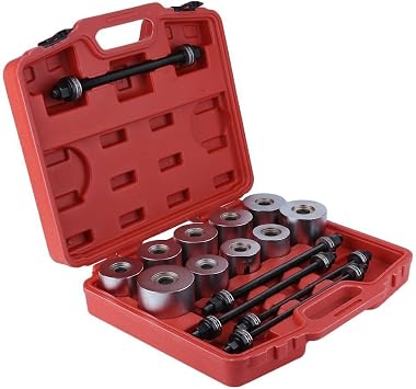 WINTOOLS 27 Pcs Universal Press & Pull Sleeve Kit Bush Bearing Removal Insertion Tool Set