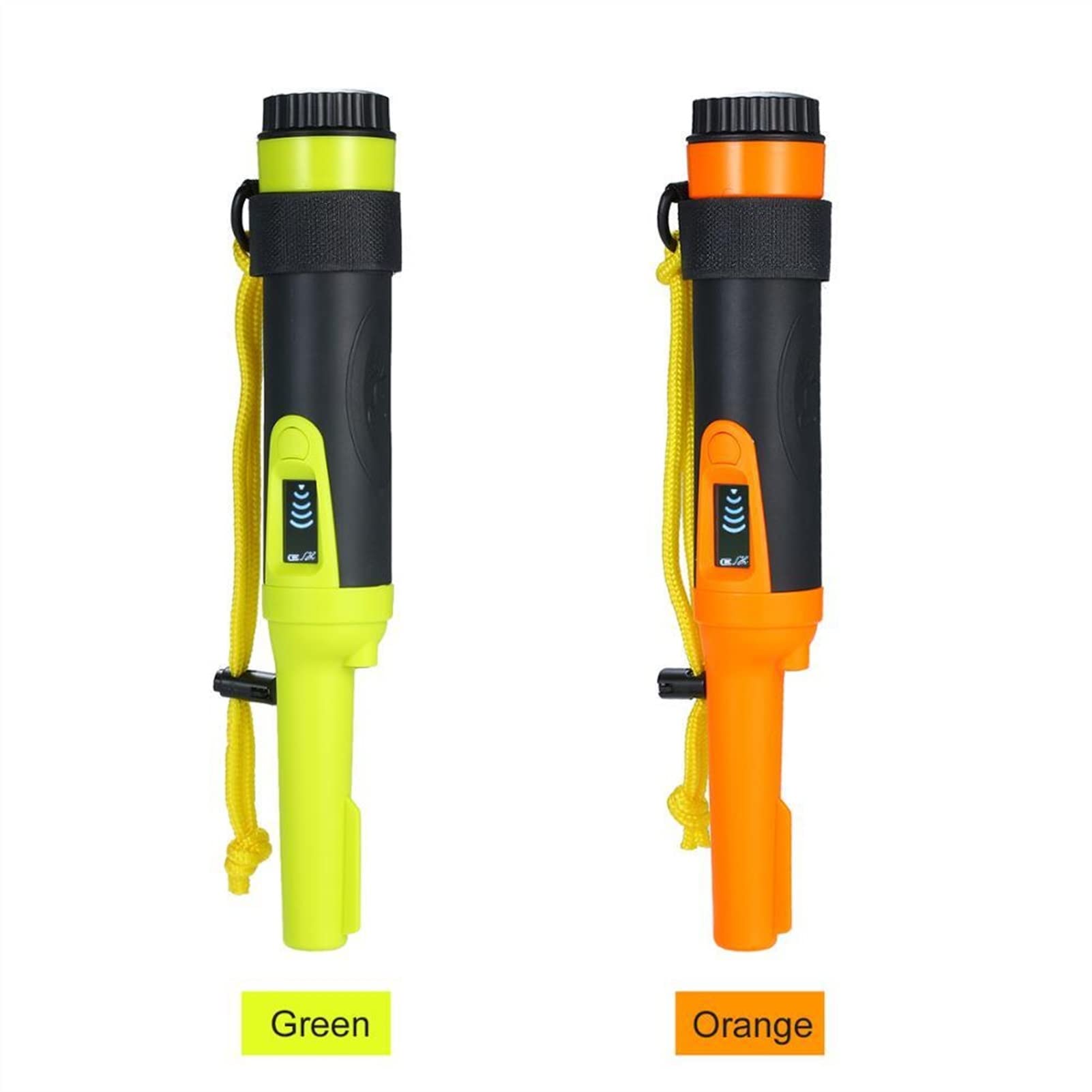 Detector de Metales para Adultos, Detector de Metales Metal precisión Mano Impermeable Completo Finder del Tesoro con Estuche Cuero(Oranje)