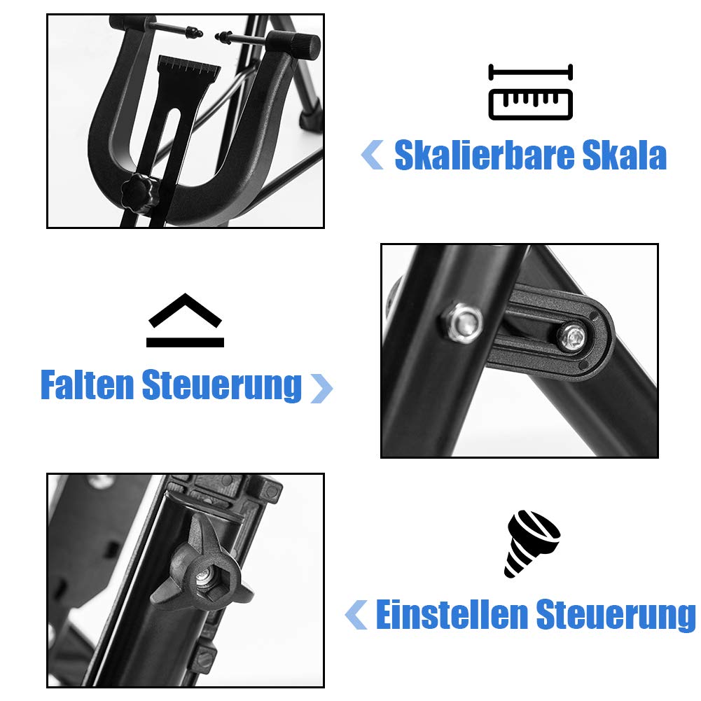 Cavalletto per Ruote per Bici, Wheel Centraruote Dispositivo di Sollevamento Manutenzione Home Centraruote Supporto del Basamento di Bike Repair Tool