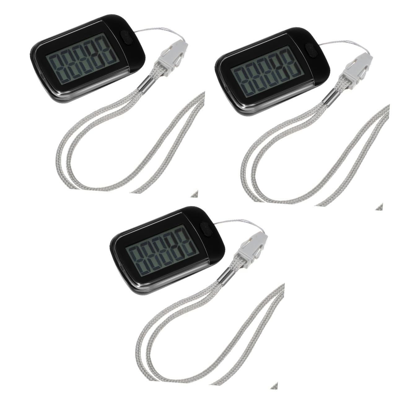 UPKOCH Pedometro Portatile Inseguitore Piccolo Contacchiano Dell'anca Clip Sul Contapassi Pedometri Ambulanti Contapassi Per Camminare Anziani Con Fermaglio Black Plastica