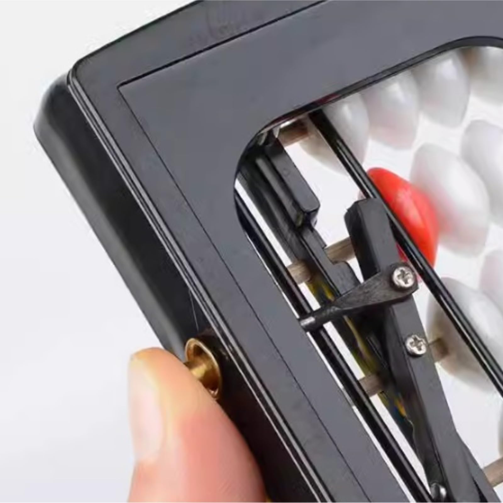 Abakus Abakus, Mathematik-Lernhilfe, Pädagogisches Mathematik-Lernhilfe-Angebot Mit Reset-Taste, 13 Reihen, 5 Perlen, Kunststoff-Abakus Rechenrahmen(Black)
