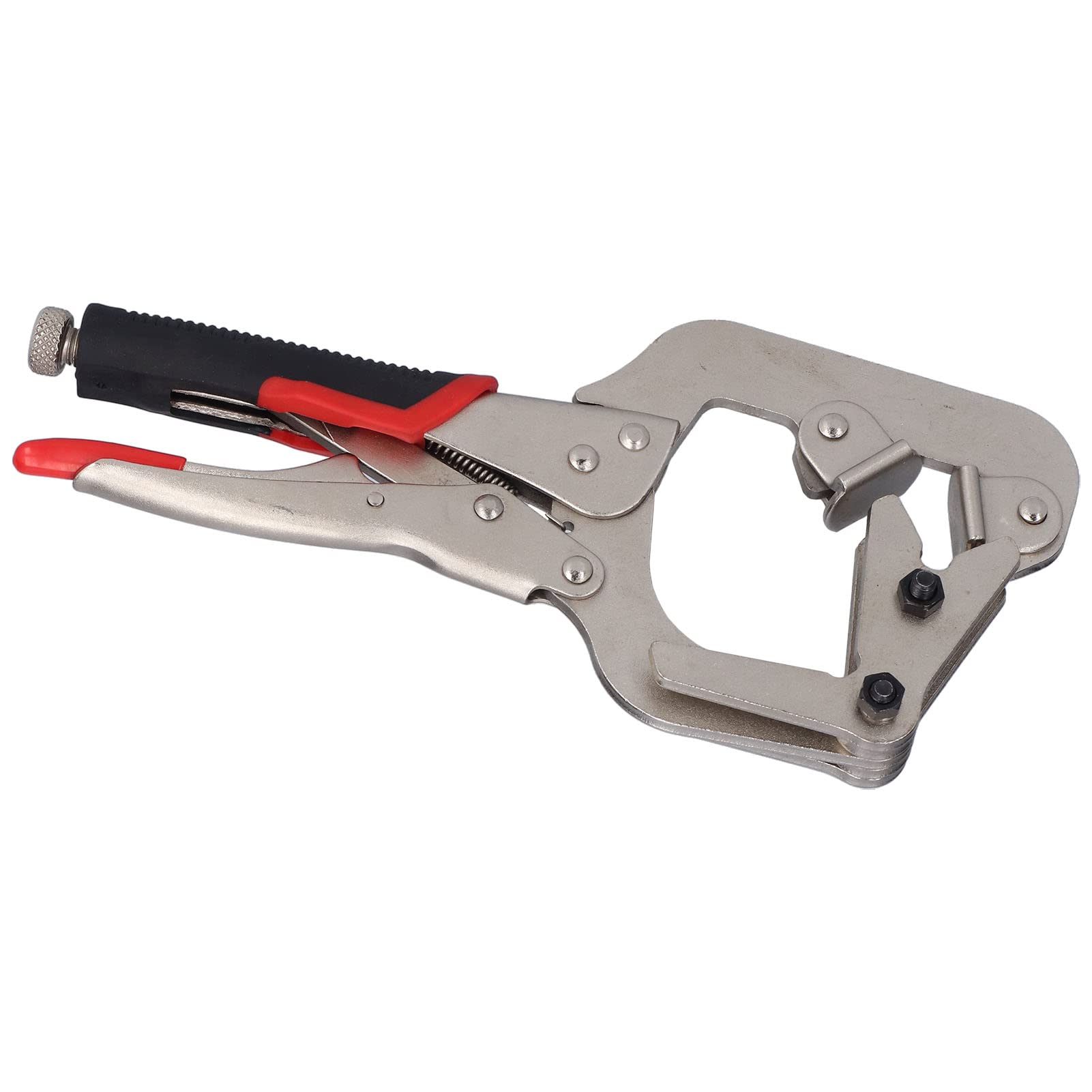 Chrome Vanadium Steel Welding Clamp, Rotatable Jaws Locking Pliers, 270° Rotation, Non Slip Handle, Clamp 1in,3in Pipes - Image 3