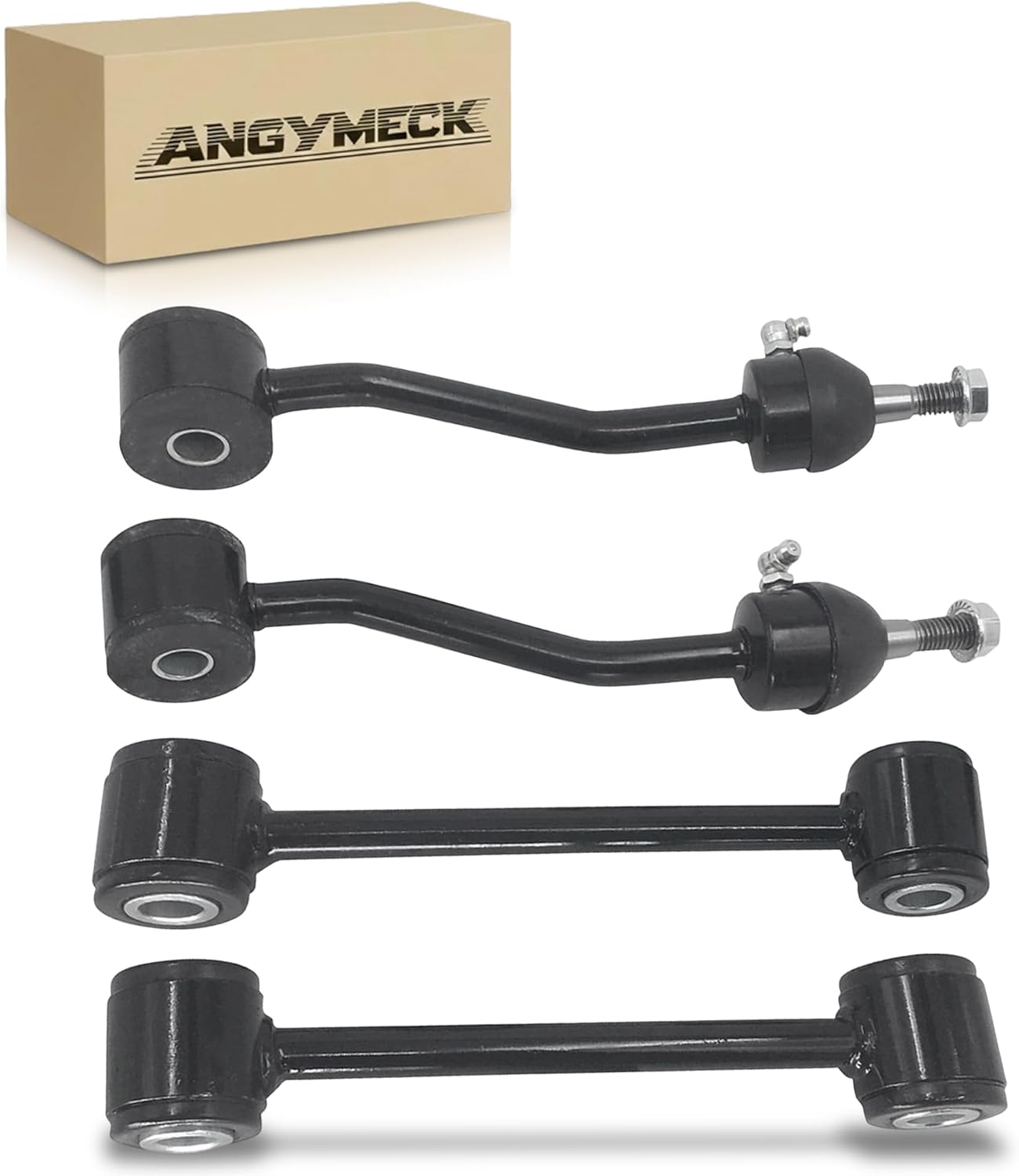 4PCS Front & Rear Stabilizer Sway Bar Link Kit Suspension Kit For Jeep Tj Wrangler 1997 1998 1999 2000 2001 2002 2003 2004 2005 2006