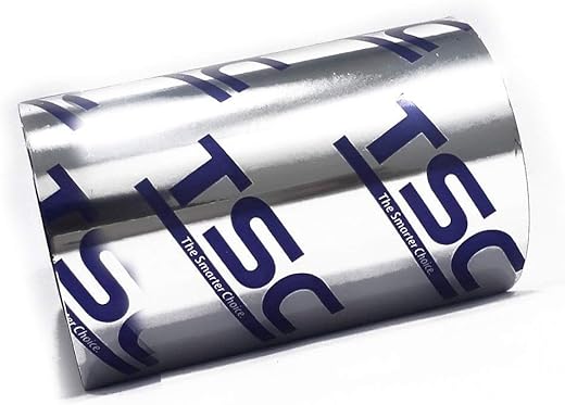 TSC Thermal Transfer Barcode Wax Ribbon for Label, Tag, Barcode Printing Wax (EWX – 110mm x 300m)