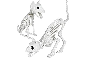 2 Pcs Cat Skeleton Halloween Decorations for a Spooktacular Ambiance
