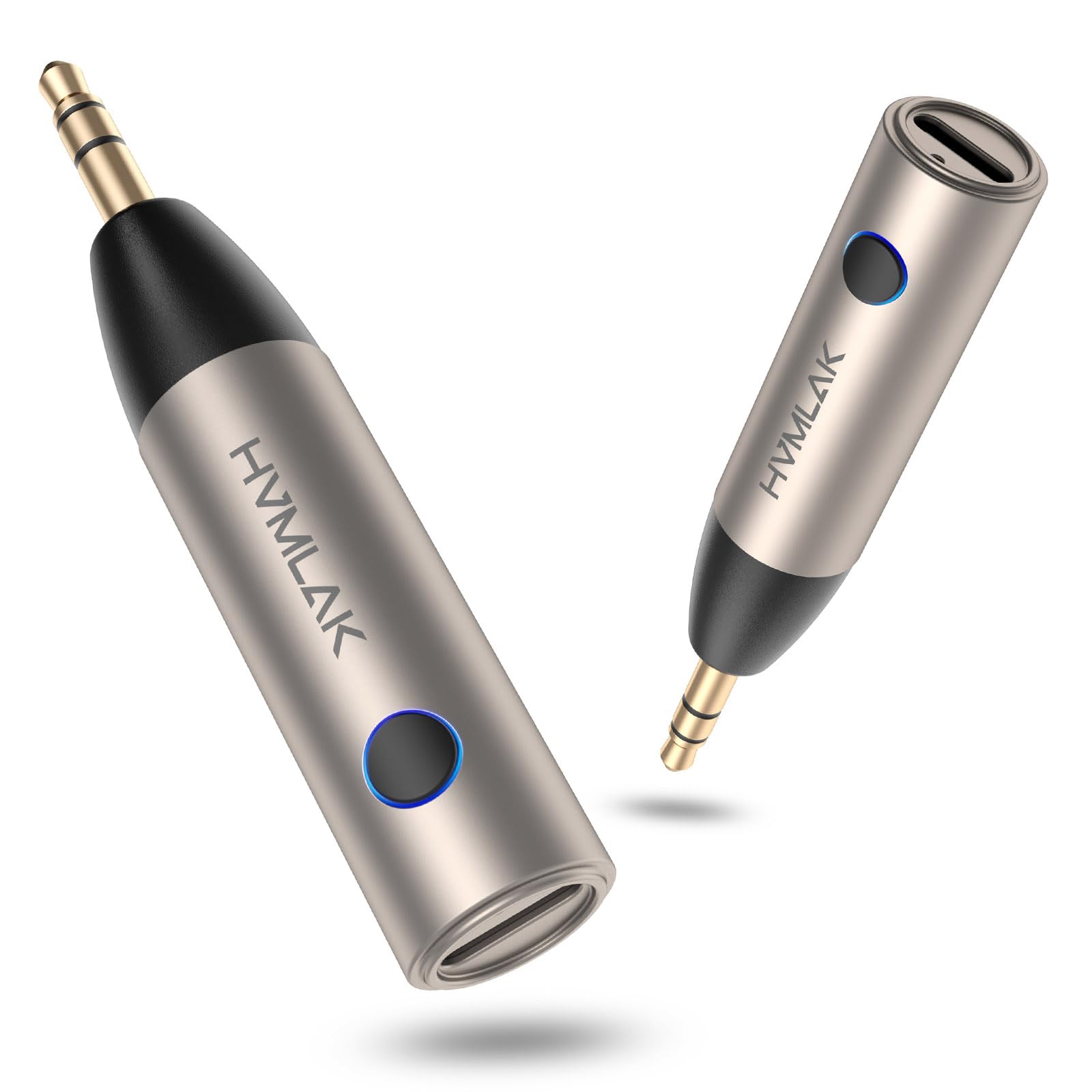 Amazon.com: HVMLAK Aux Bluetooth 5.4 Adapter, Wireless Audio