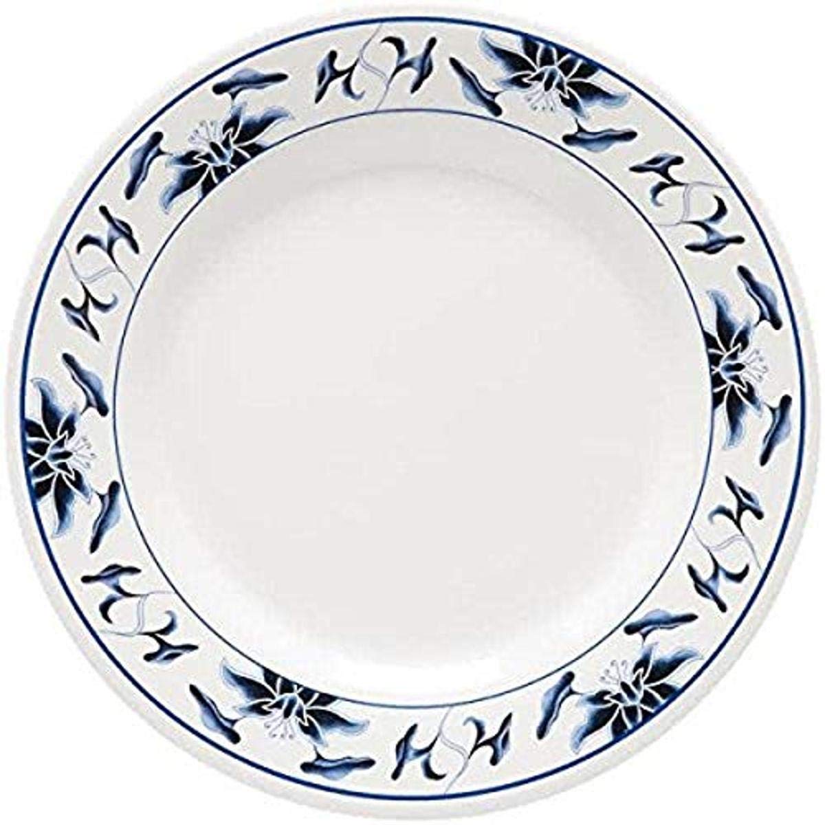 G.E.T. Enterprises M-5080-B 9.5" Round Plate (Qty, 12), Melamine, Blue (Pack of 12)
