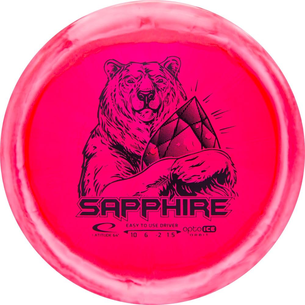 Dynamic Discs Latitude 64 Opto Ice Orbit Sapphire Distance Driver Golf Disc - Colors Will Vary