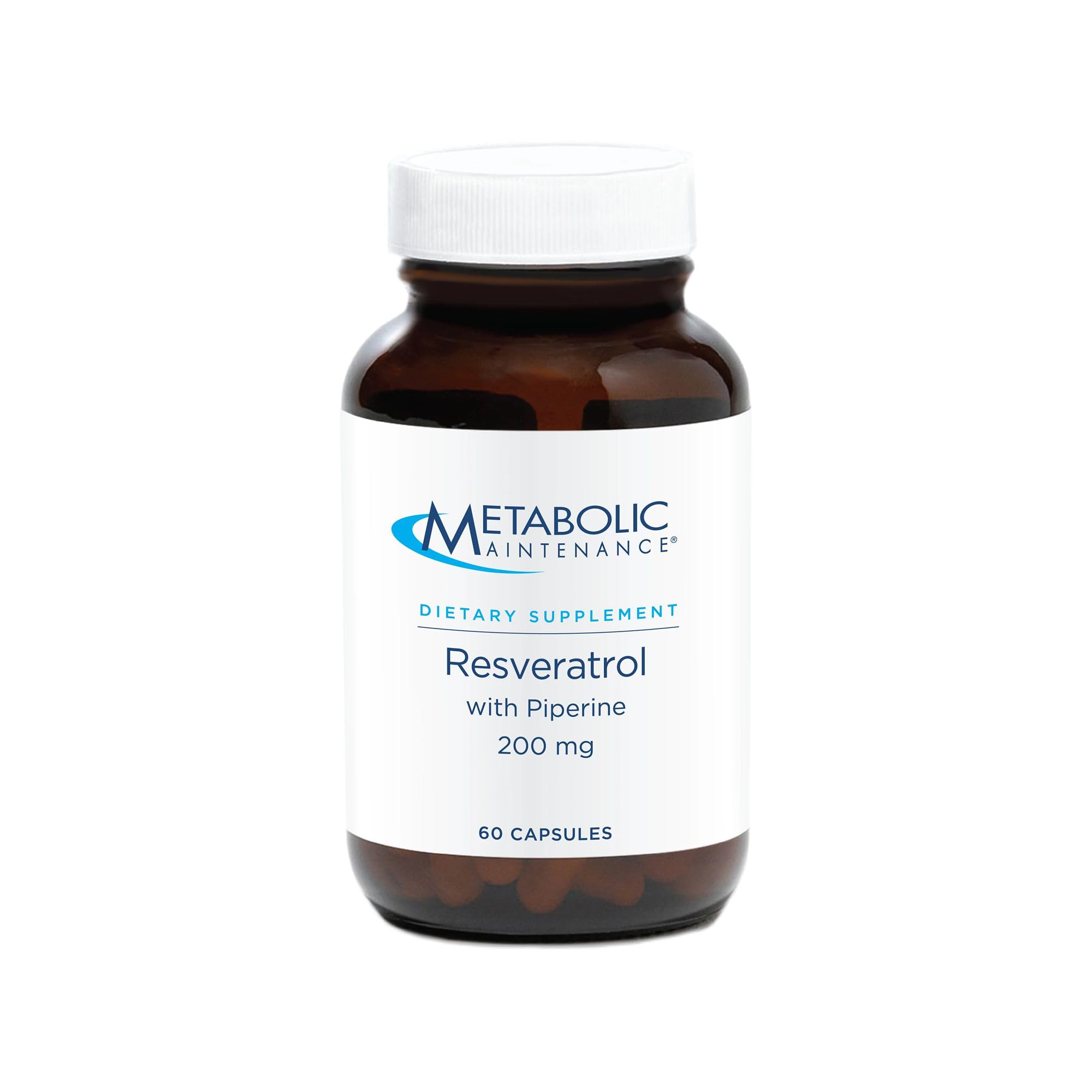Metabolic Maintenance Resveratrol with Piperine, 60 Capsules