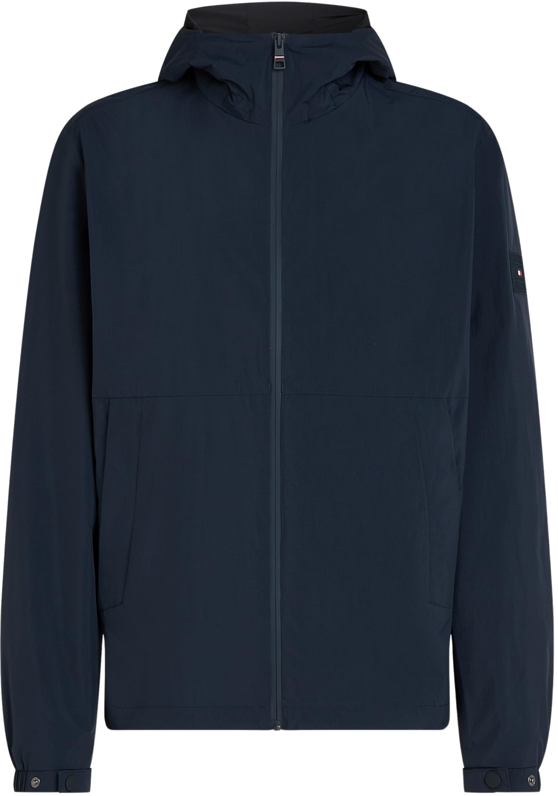 Tommy Hilfiger Herren Windbreaker Jacke Branded Hooded Sportlich