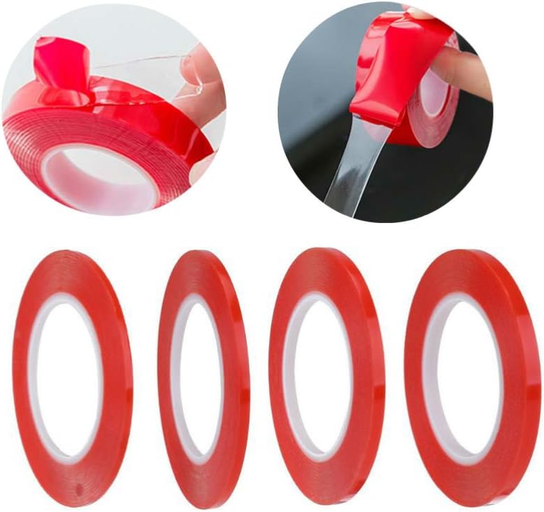 Blасk Frіdау - 80% оƒƒ AKOAK Super Clear Acrylic Double Sided Strong Adhesive Tape Heavy Duty Removable Strong Double-Sided Tape for Electronics, Auto and Household,2 Rolls (6mm x 3meters)