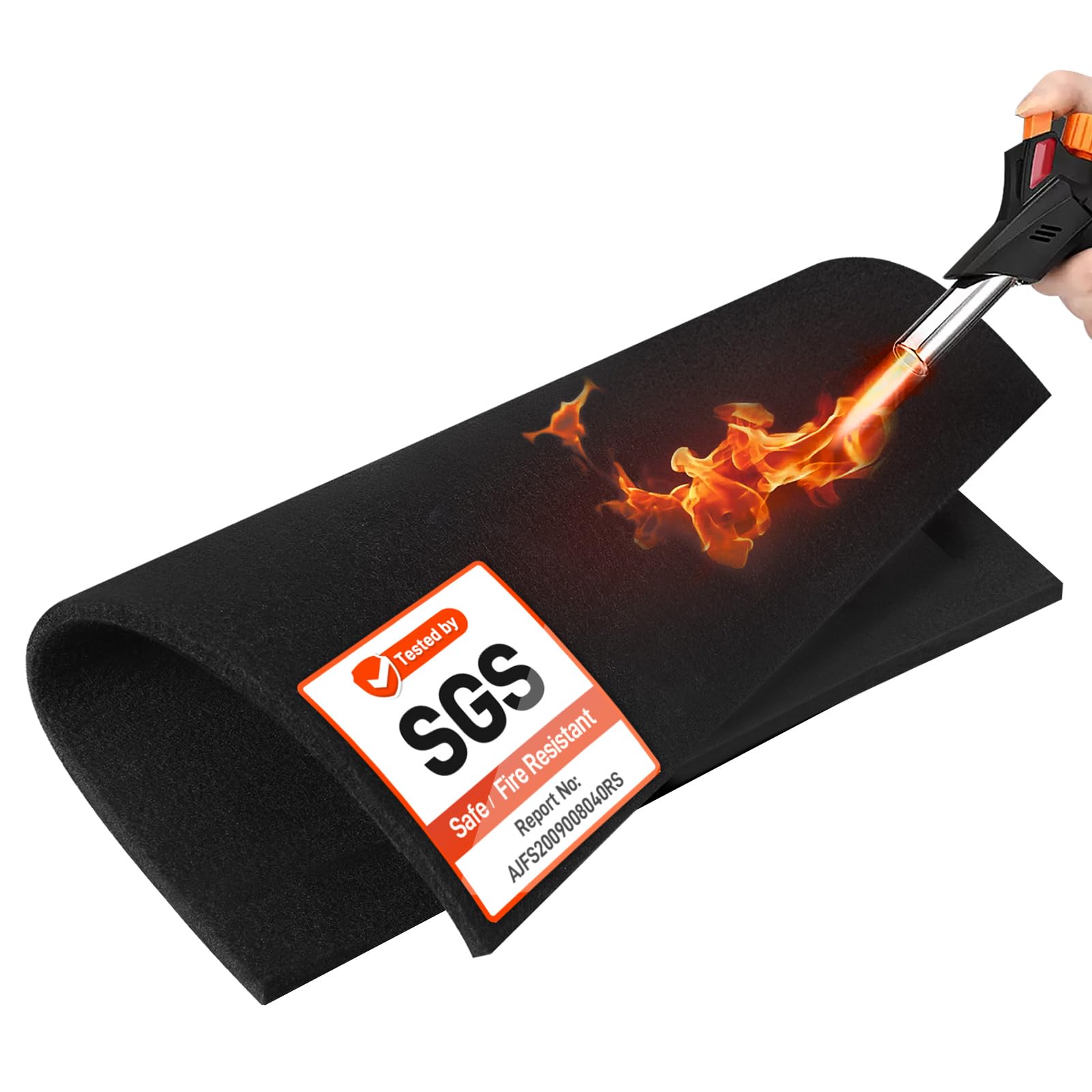 2 Pack 14'' x 14'' Welding Blanket Fireproof, 1/5