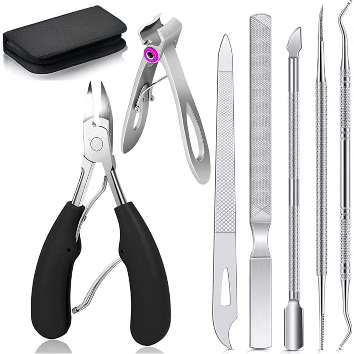 Buy Toenail Clippers Tool Kit, 7 in 1 Professional Nail Clippers Set